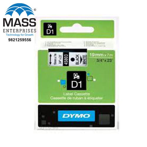 45803 Dymo Label Tape Cassette 19MM Yellow
