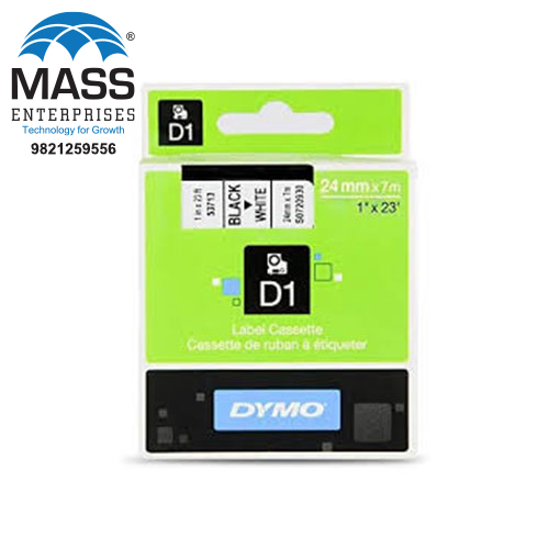 53713 Dymo Label Tape Cassette 24MM White