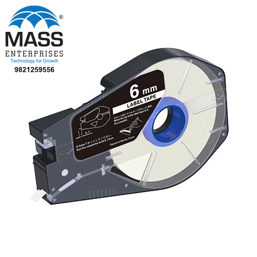 Canon 6mm black on white Tape Cassette