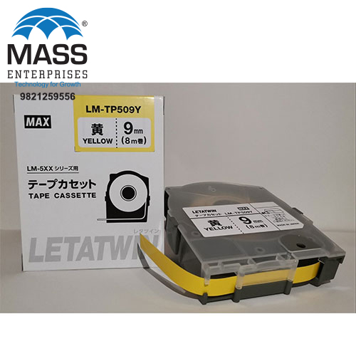 LM-TP509Y MAX Letatwin Label Tape Cassette Manufacturers