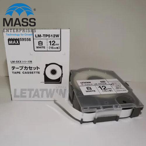 LM-TP512W MAX Letatwin Label Tape Cassette Manufacturers